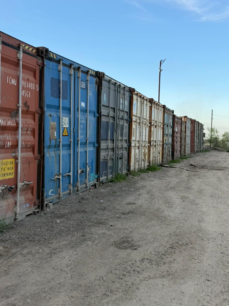 AR Rent site with containers